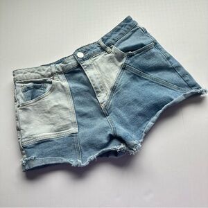 Madden NYC Block Dyed Jean Shorts